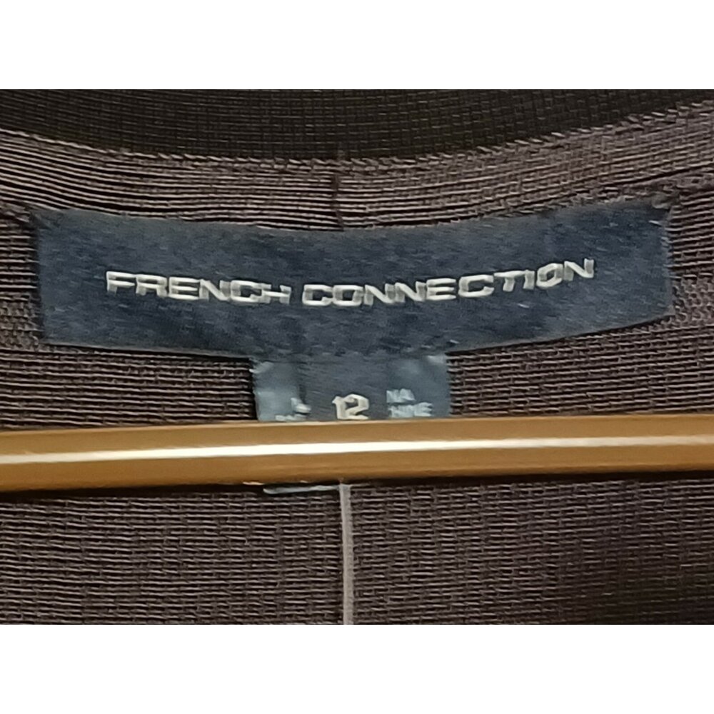 French Connection Ribbon Knits Cap Sleeveless Dress Size 12 - Picture 2 of 4